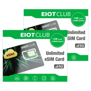 EIOTCLUB eSIM Card – Unlimited eSIM Downloads for Android & iOS