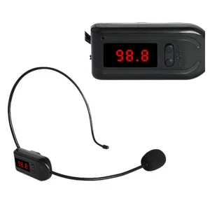 FM Wireless Headset Microphone – Hands-Free Voice Amplifier