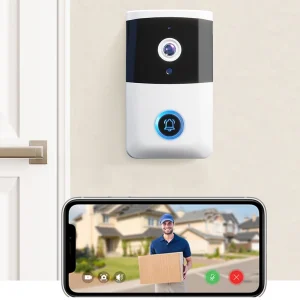 WiFi Video Doorbell Camera – IR Night Vision with Two-Way Audio