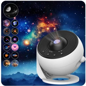 Galaxy Projector Star Projector – Planetarium Night Light with Bluetooth Speaker