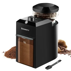 Electric Burr Coffee Grinder – 28 Adjustable Grind Settings