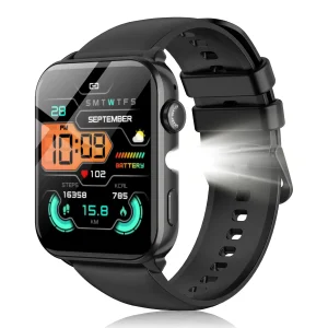IOWODO R30 Max Smartwatch – 1.91" HD Display with Bluetooth Calling & LED Flashlight