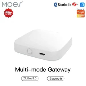 MOES Multi-Mode Smart Gateway Hub – ZigBee, WiFi & Bluetooth Mesh Controller