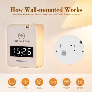 NAMSTE WiFi Bluetooth Aromatherapy Diffuser – 300ML Smart Essential Oil Air Freshener